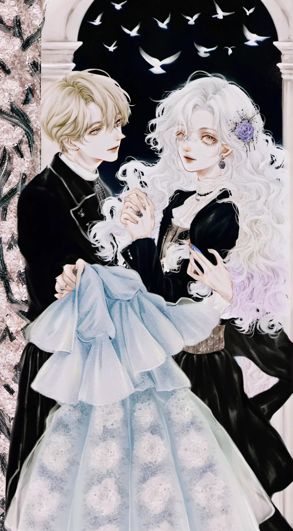 ai character: кай и кеси background