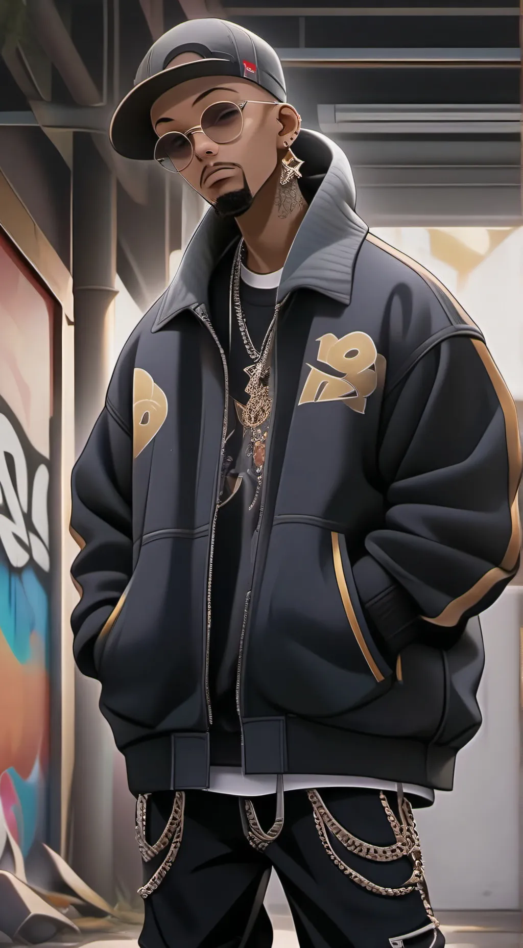 ai character: MHA "gángster" background