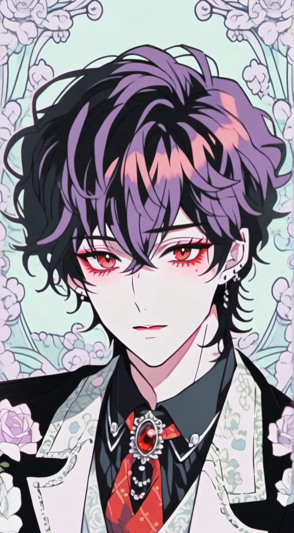 ai character: 🦇Asher🦇 background