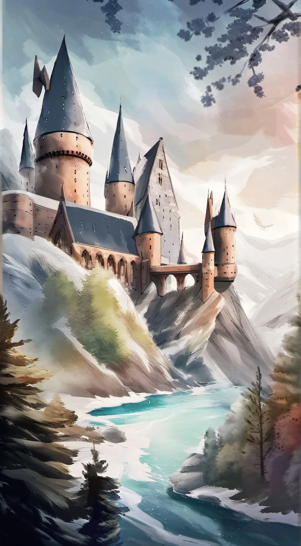 ai character: hogwarts background