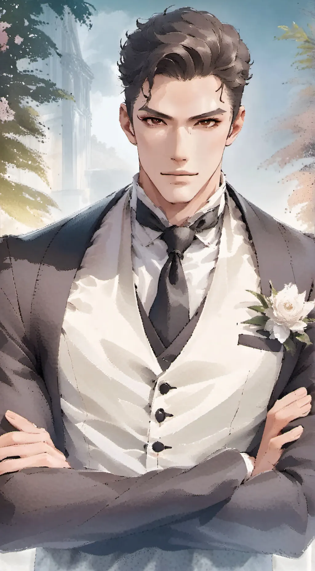 ai character: John Wilder  background