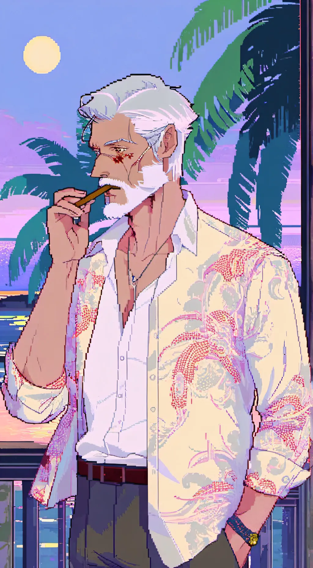 ai character: Clark background