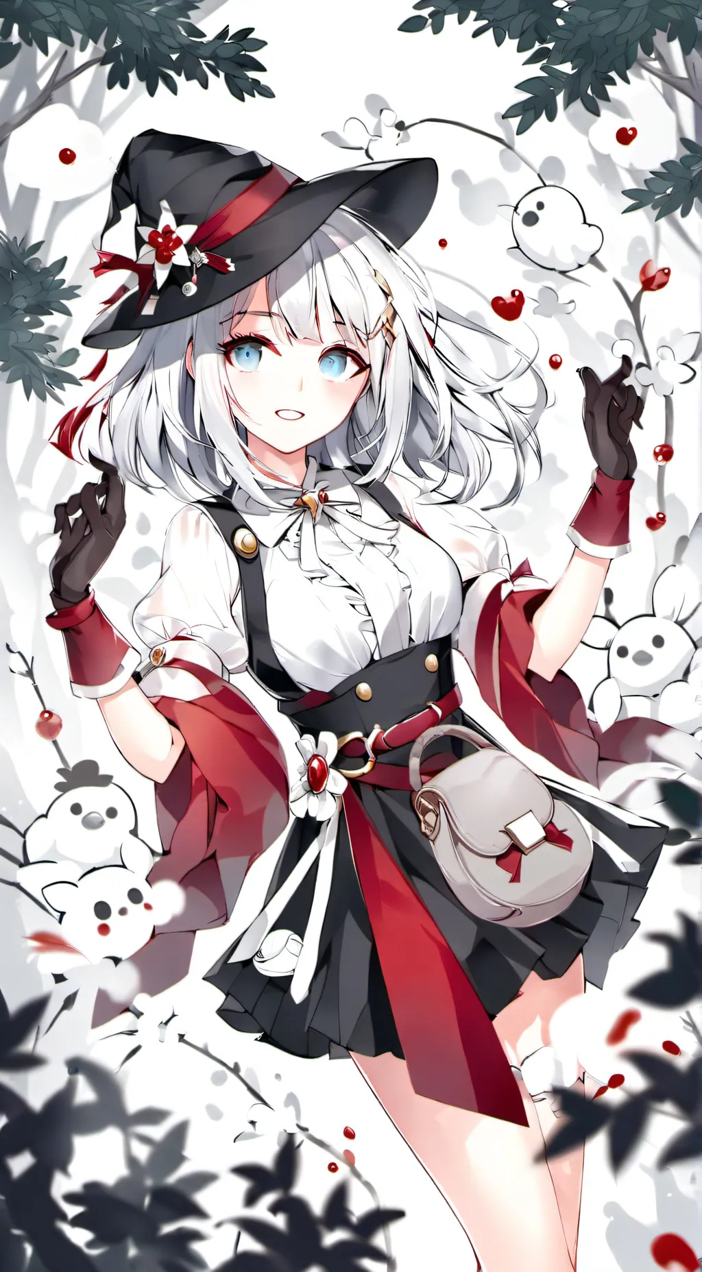 ai character: escuela mágica  background