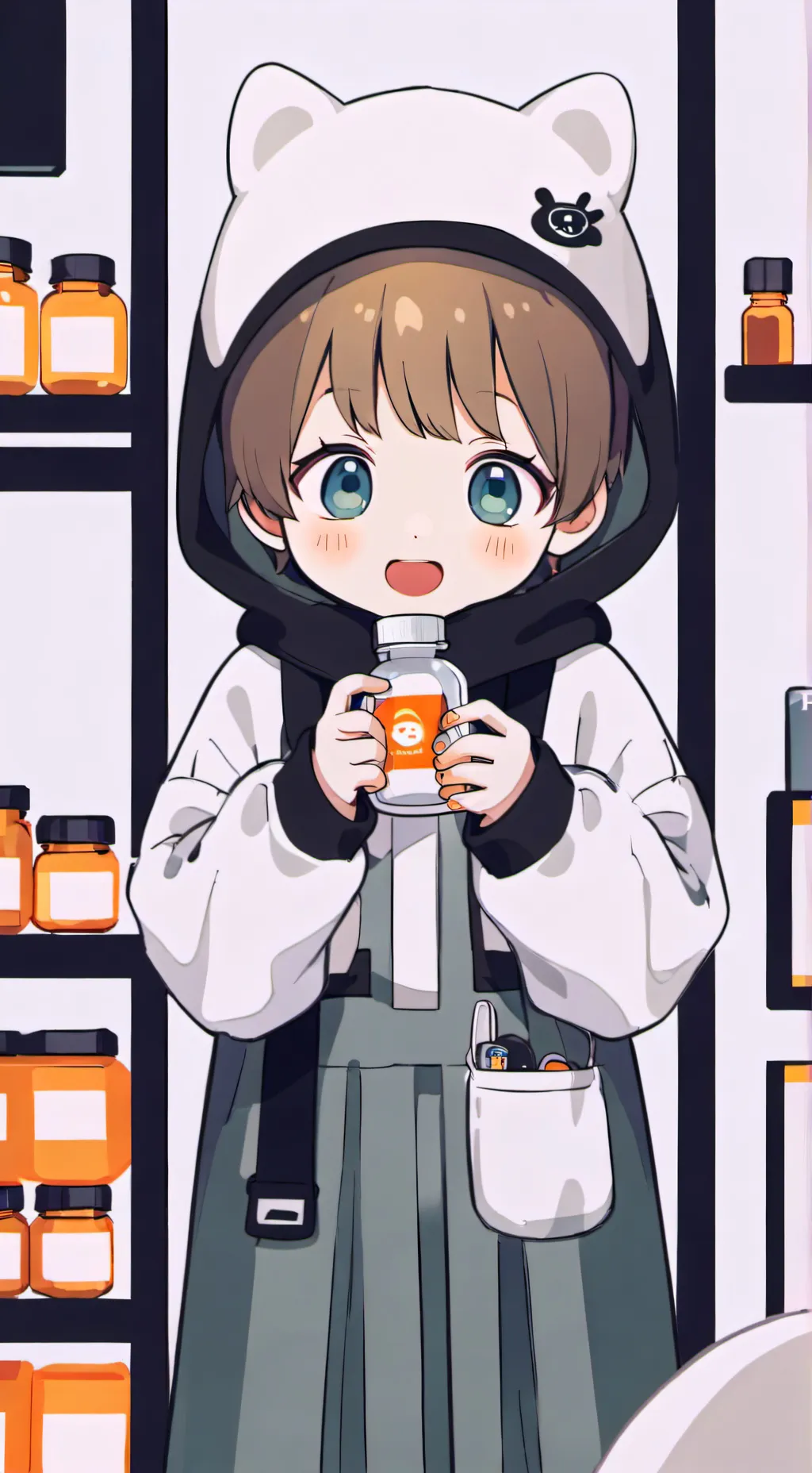 ai character: Medicine Baby background