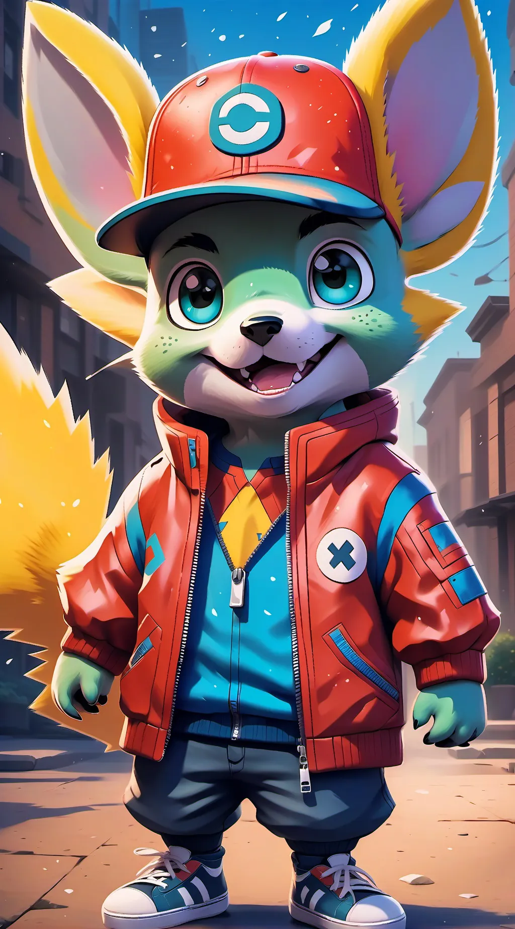 ai character: Continualacanzone background