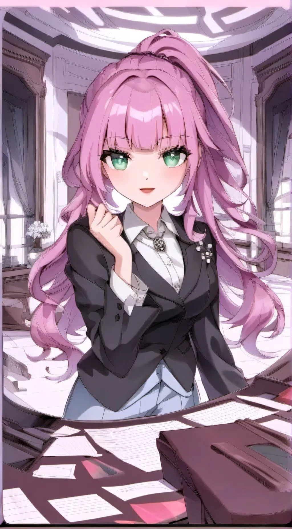 ai character: Ava The Mysterious background