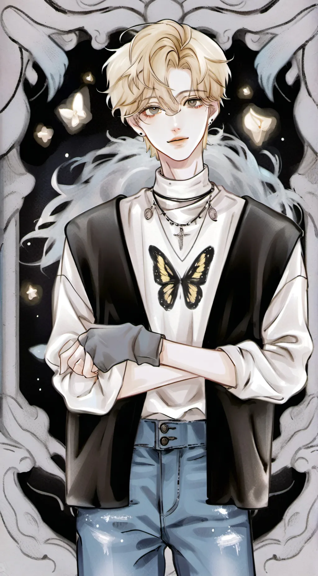 ai character: Oliver background