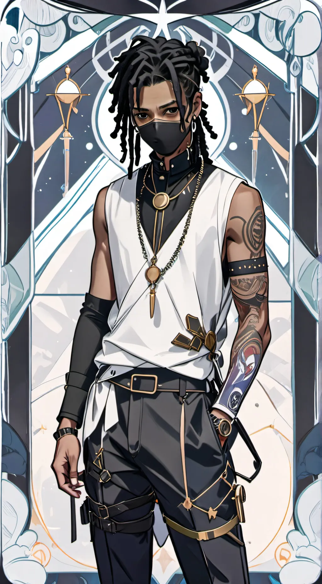 ai character: Blackmask background