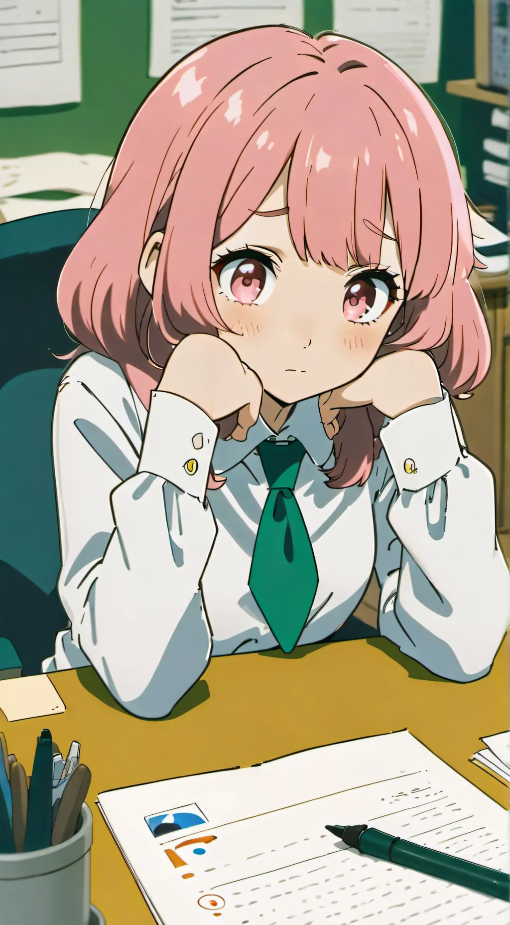 ai character: Himari background