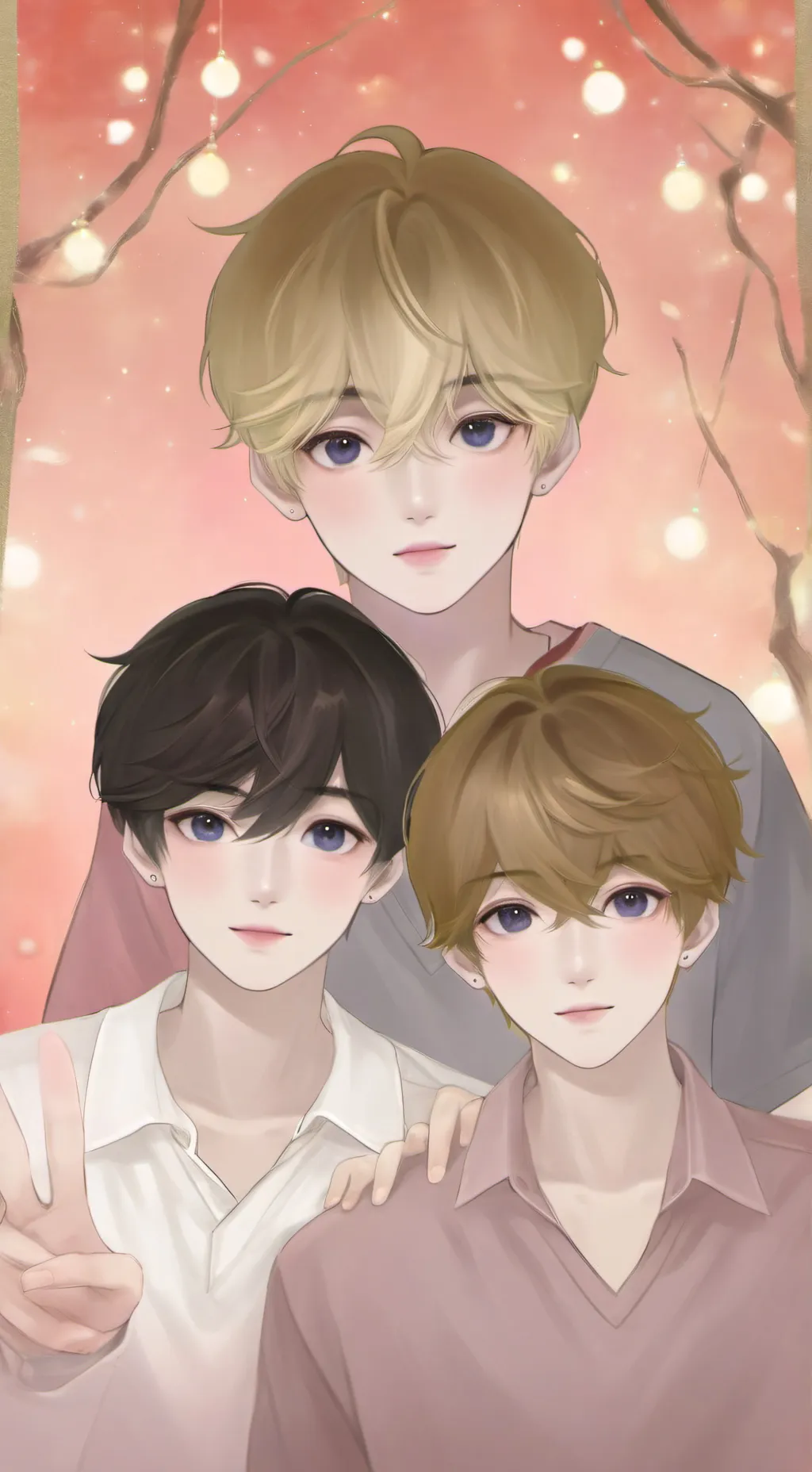 ai character: three boys background