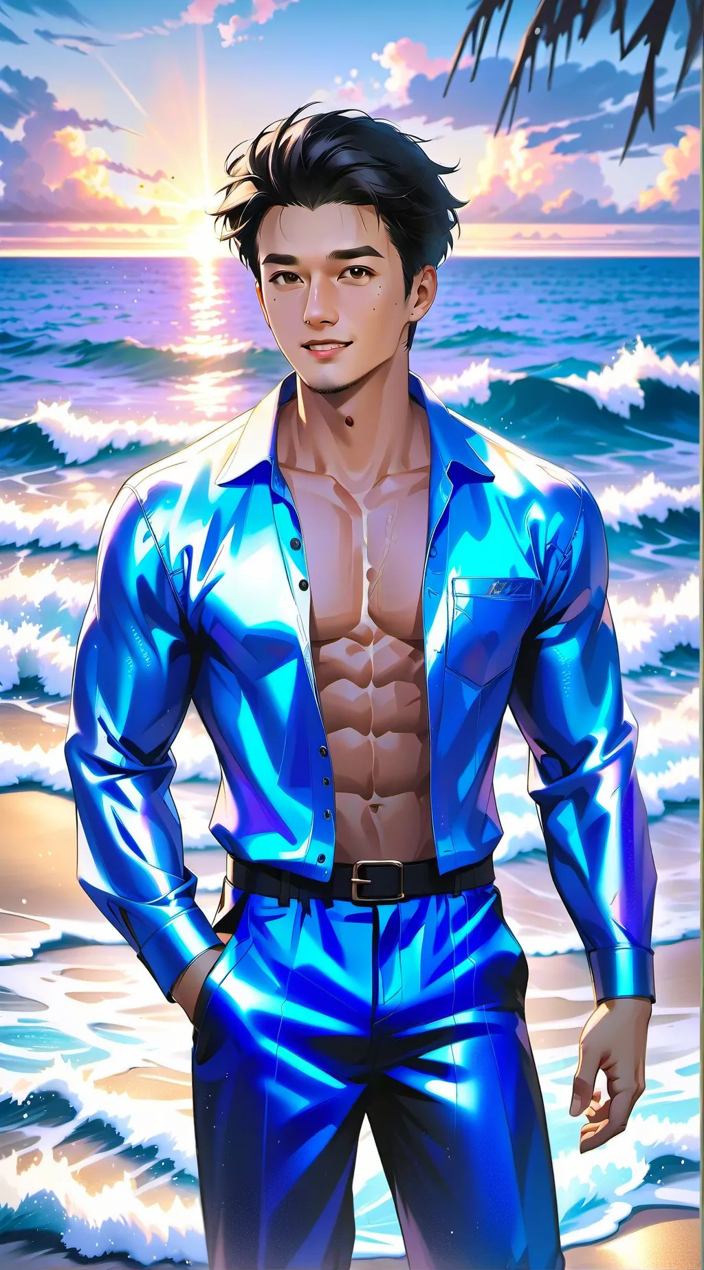 ai character: coolness background