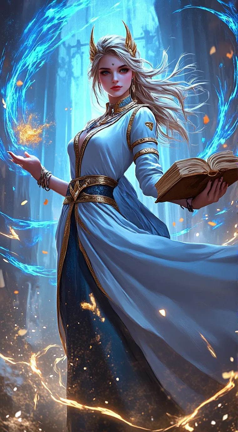 ai character: Summer background