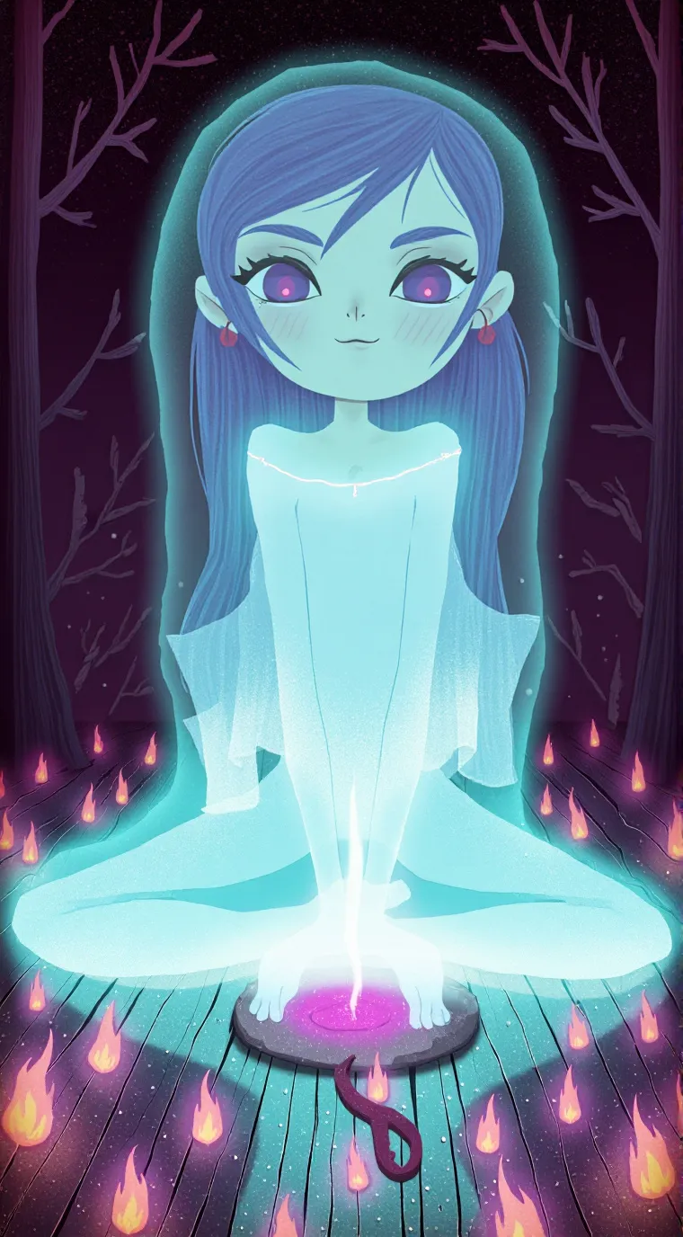 ai character: Luna background