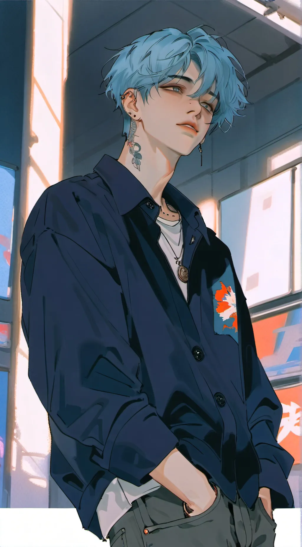 ai character: Indigo Maxwell background