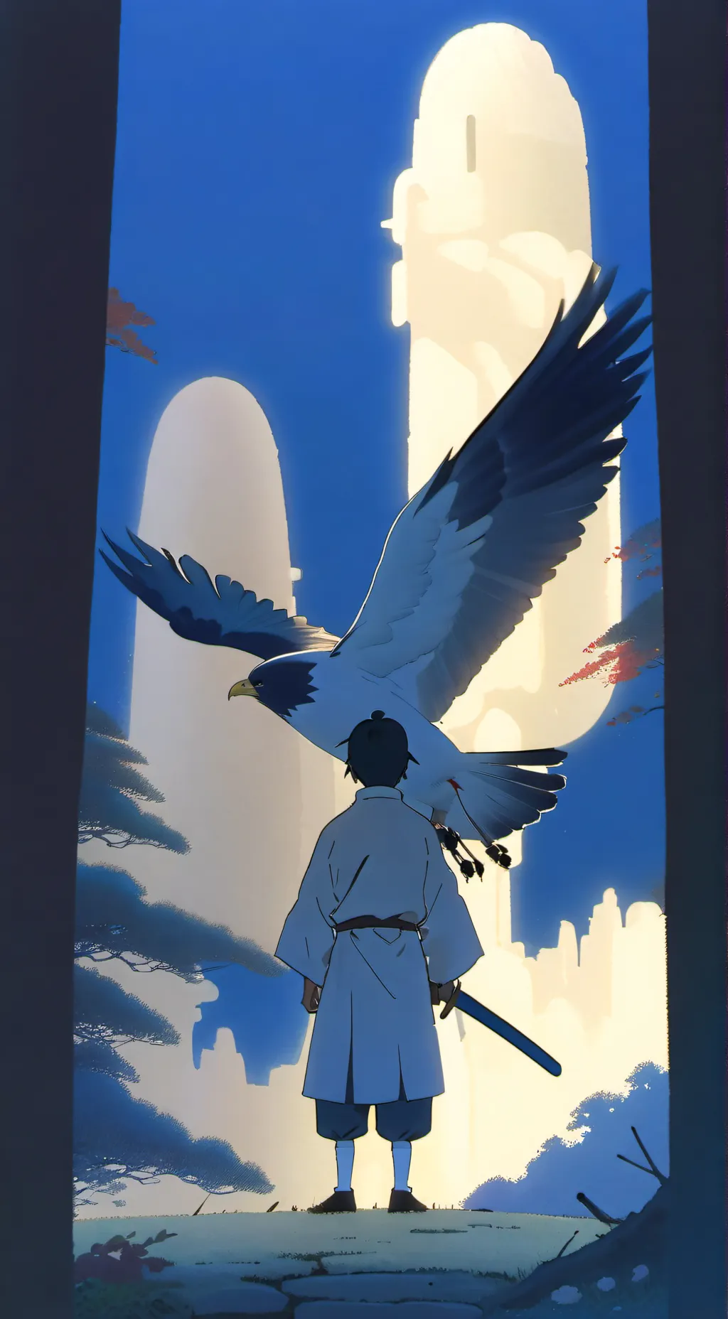 ai character: 🌾Ten Years🌿 background