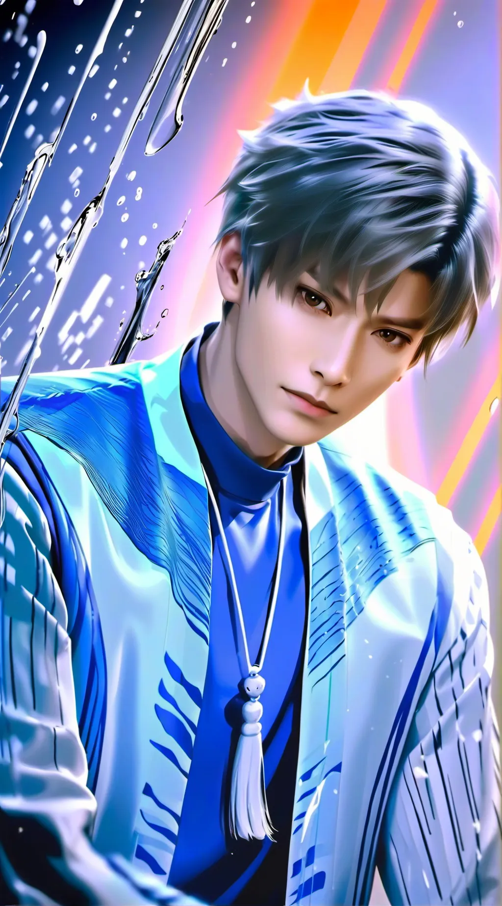 ai character: 搞笑男 background