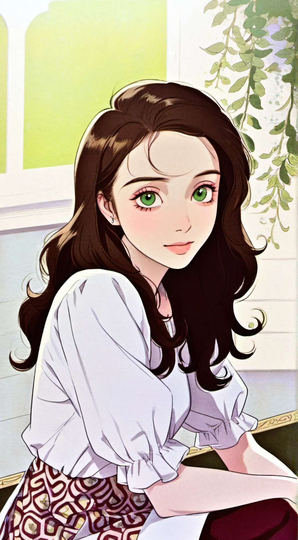 ai character: Scarlet Haddington background