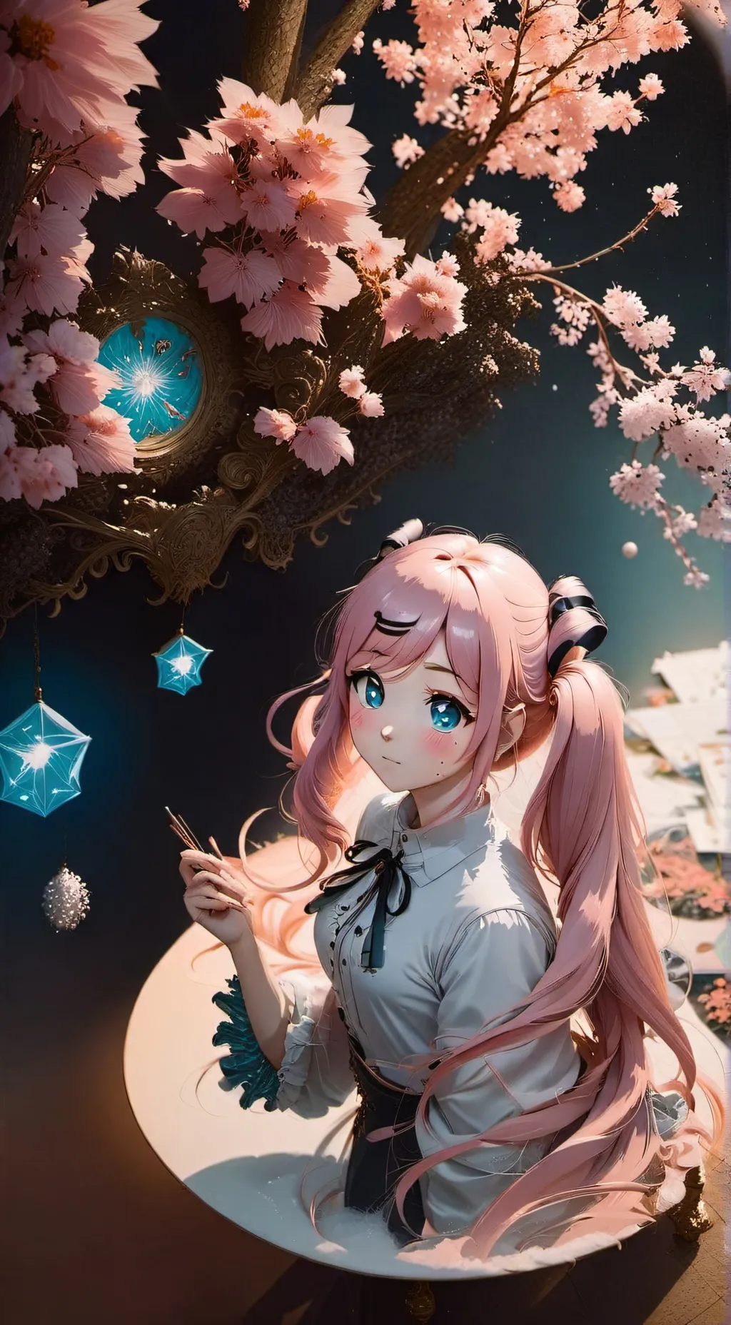 ai character: Sarah background