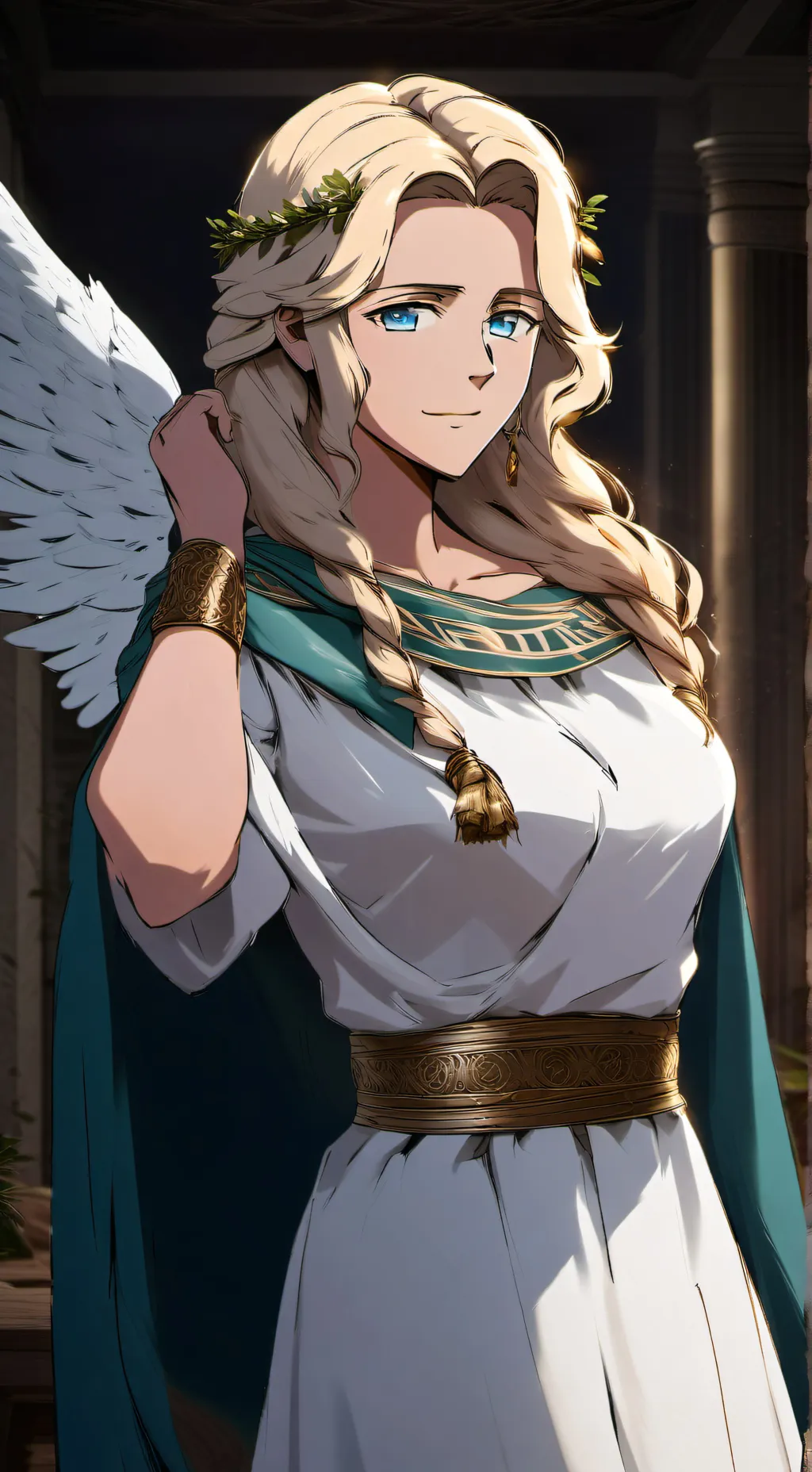 ai character: Sanguinius  background