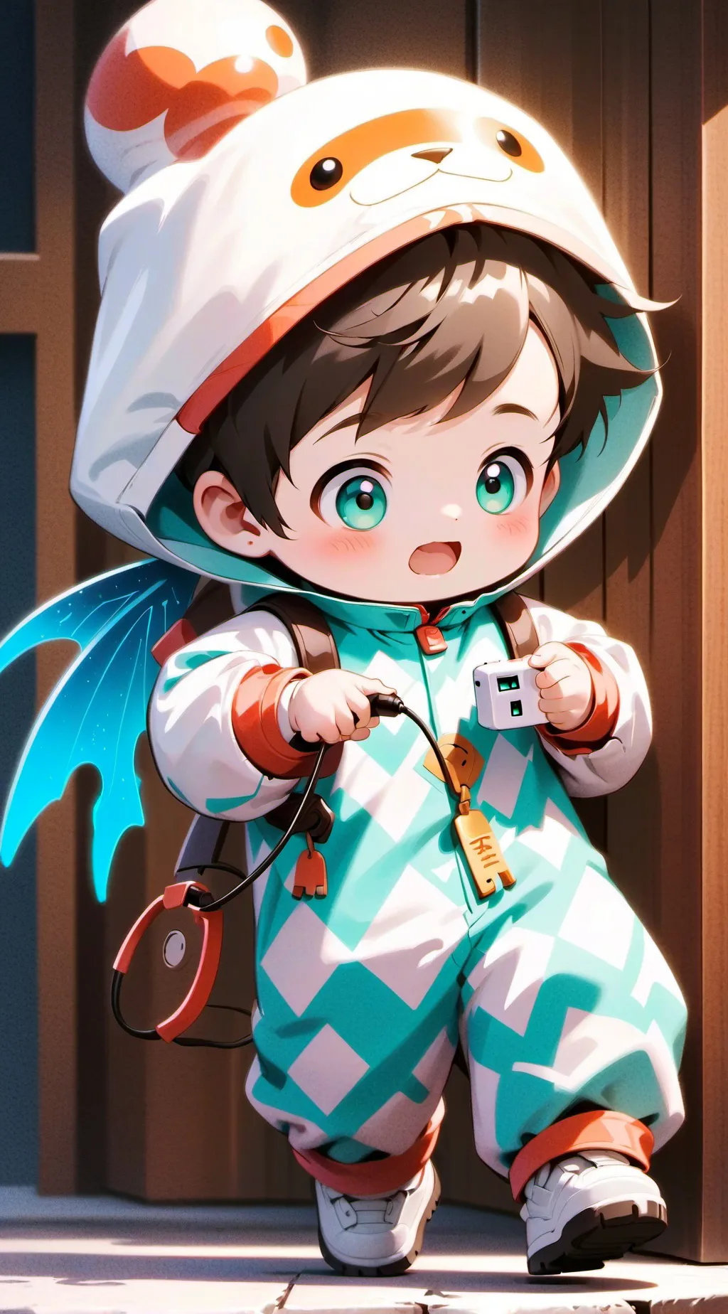 ai character: Baby Charger background