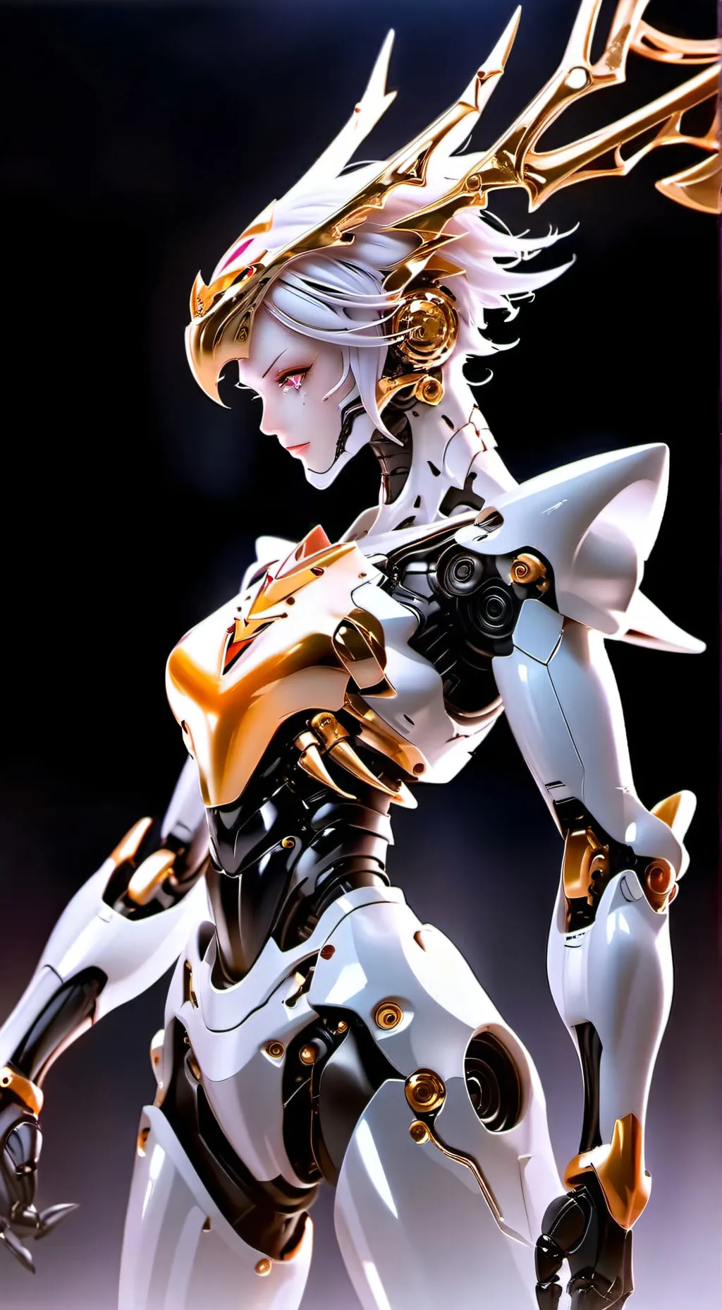 ai character: Amber background