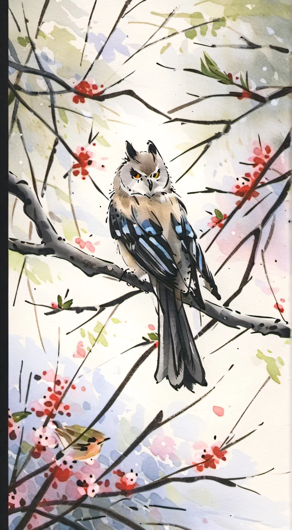 ai character: ~wise owl~ background