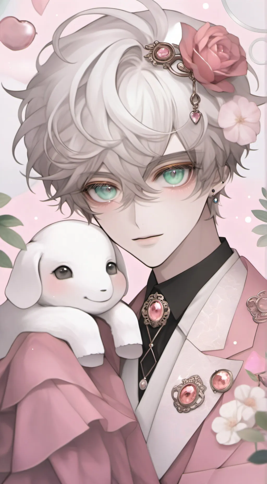 ai character: ♤leo♤ background