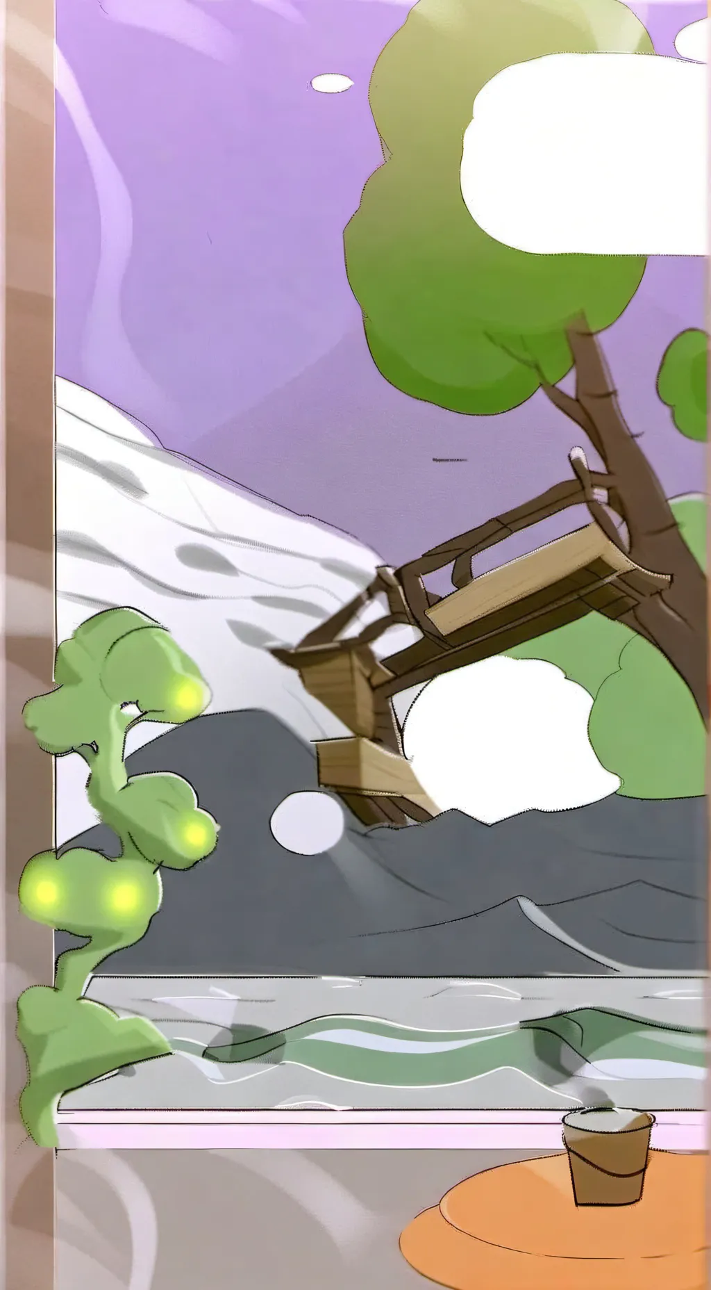 ai character: Two × four tpot background