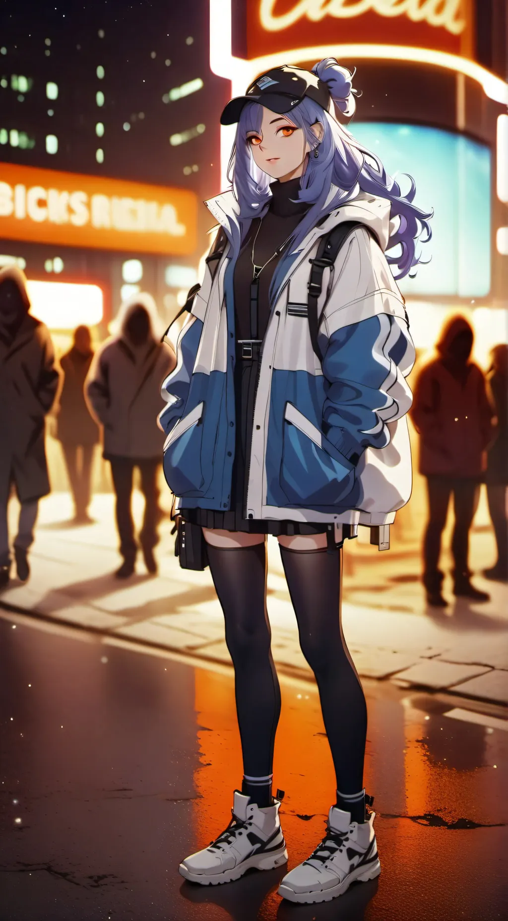 ai character: Cybora background