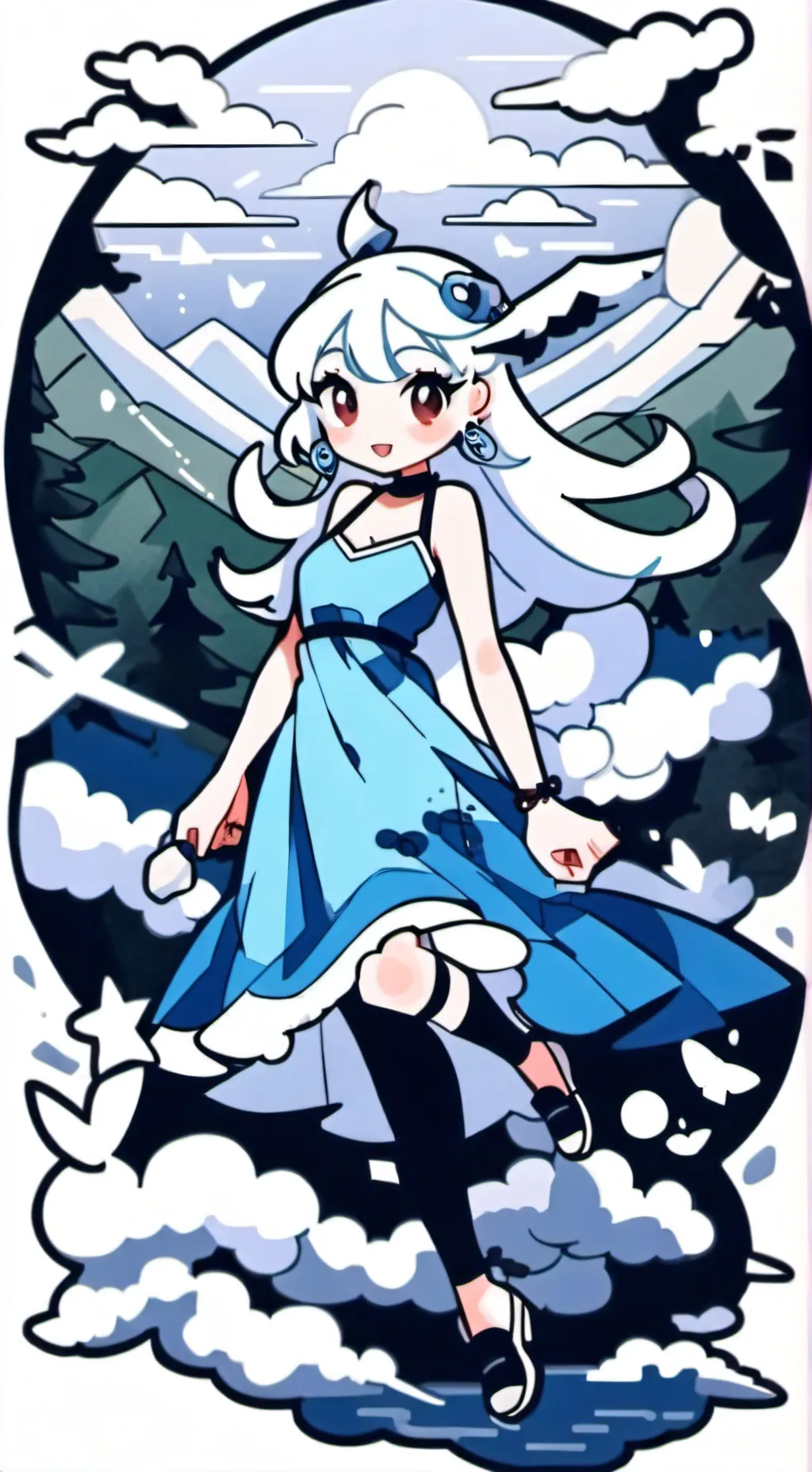 ai character: all oc in fpe background