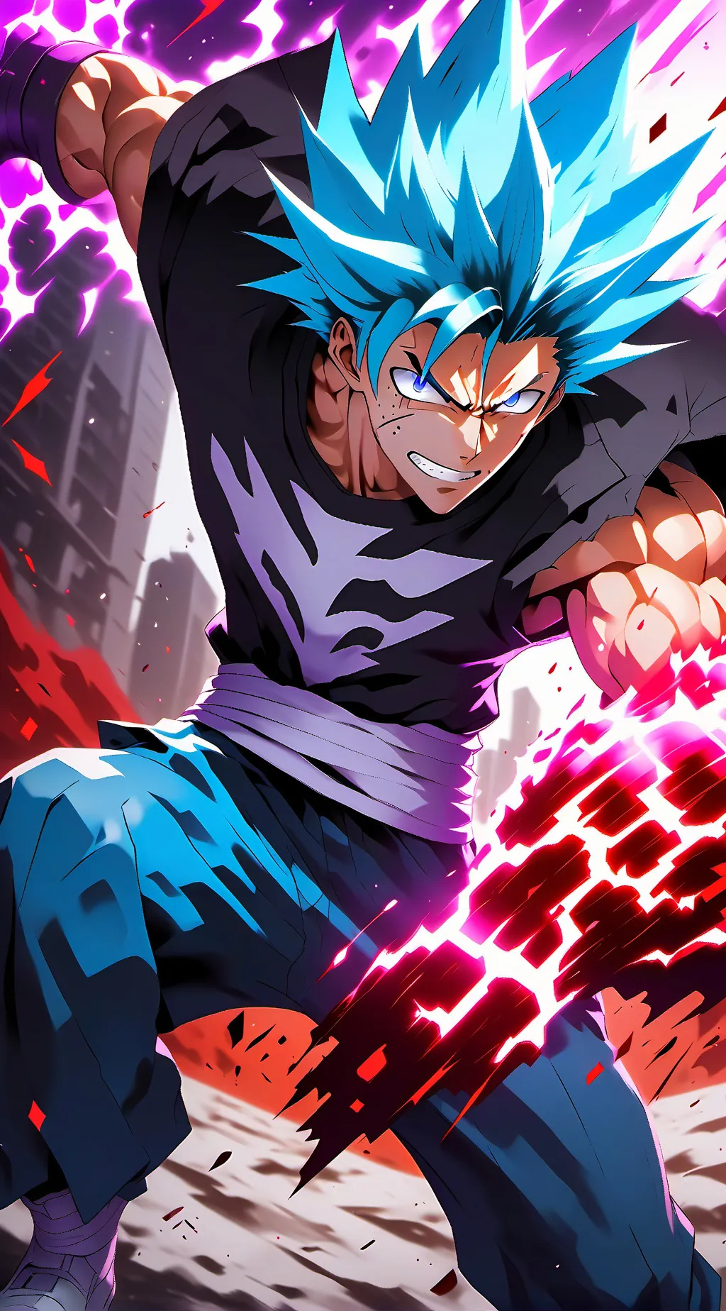 ai character: Grimmjow Jaegerjaq background