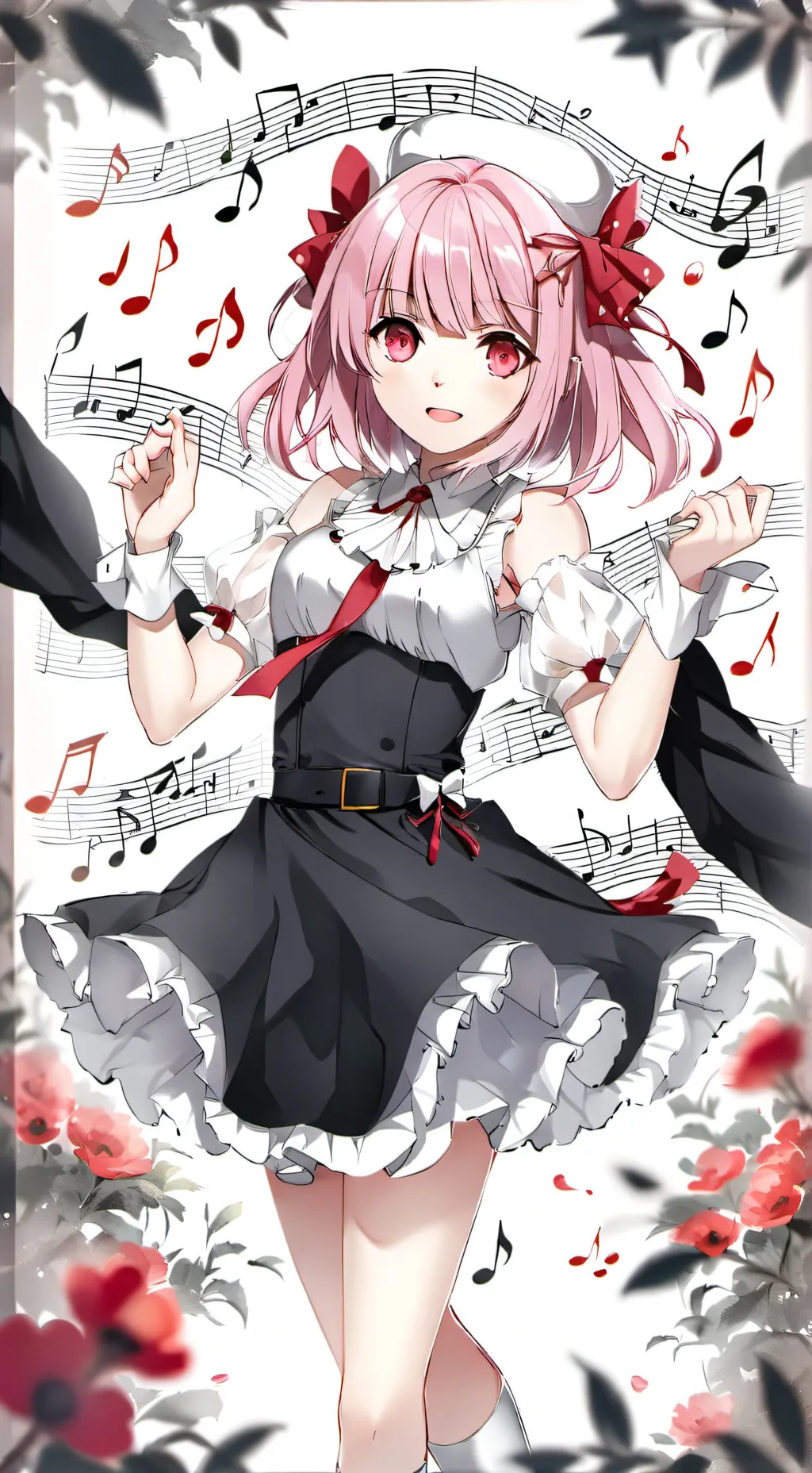 ai character: sakura background