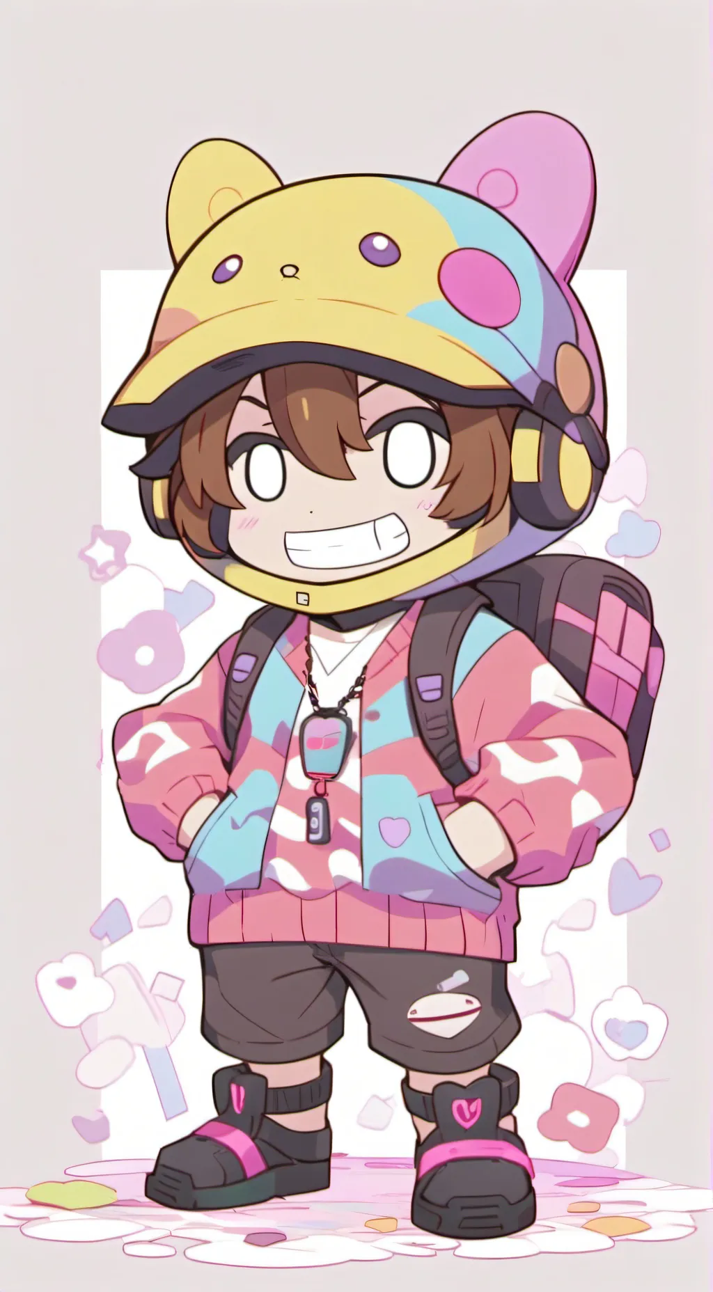 ai character: hackers sleep  background