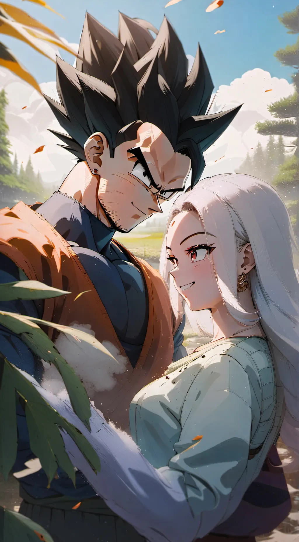 ai character: vegeta y tu background