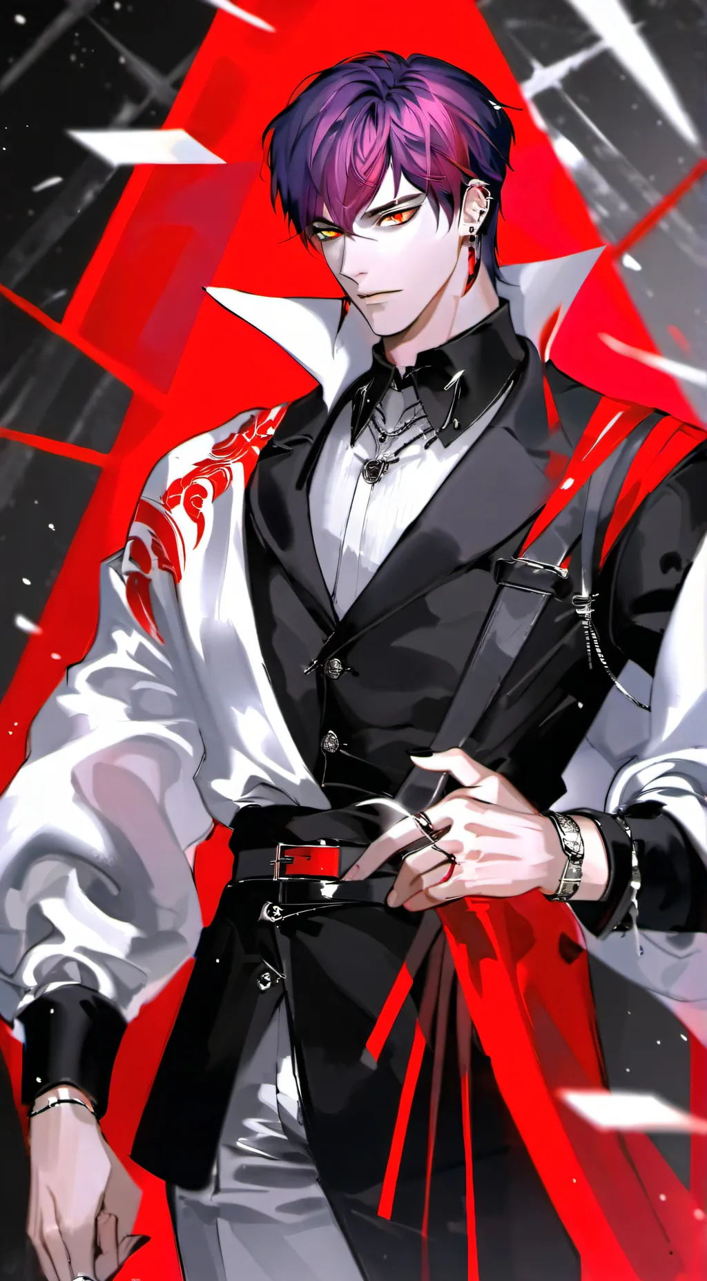 ai character: Alexander Black background