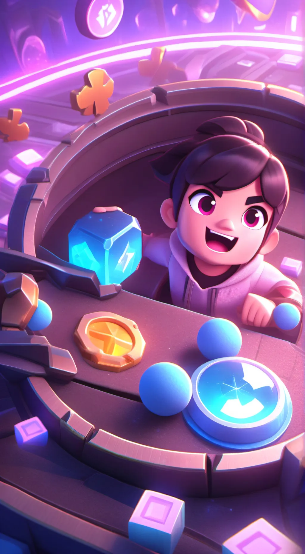 ai character: nabi x santu background