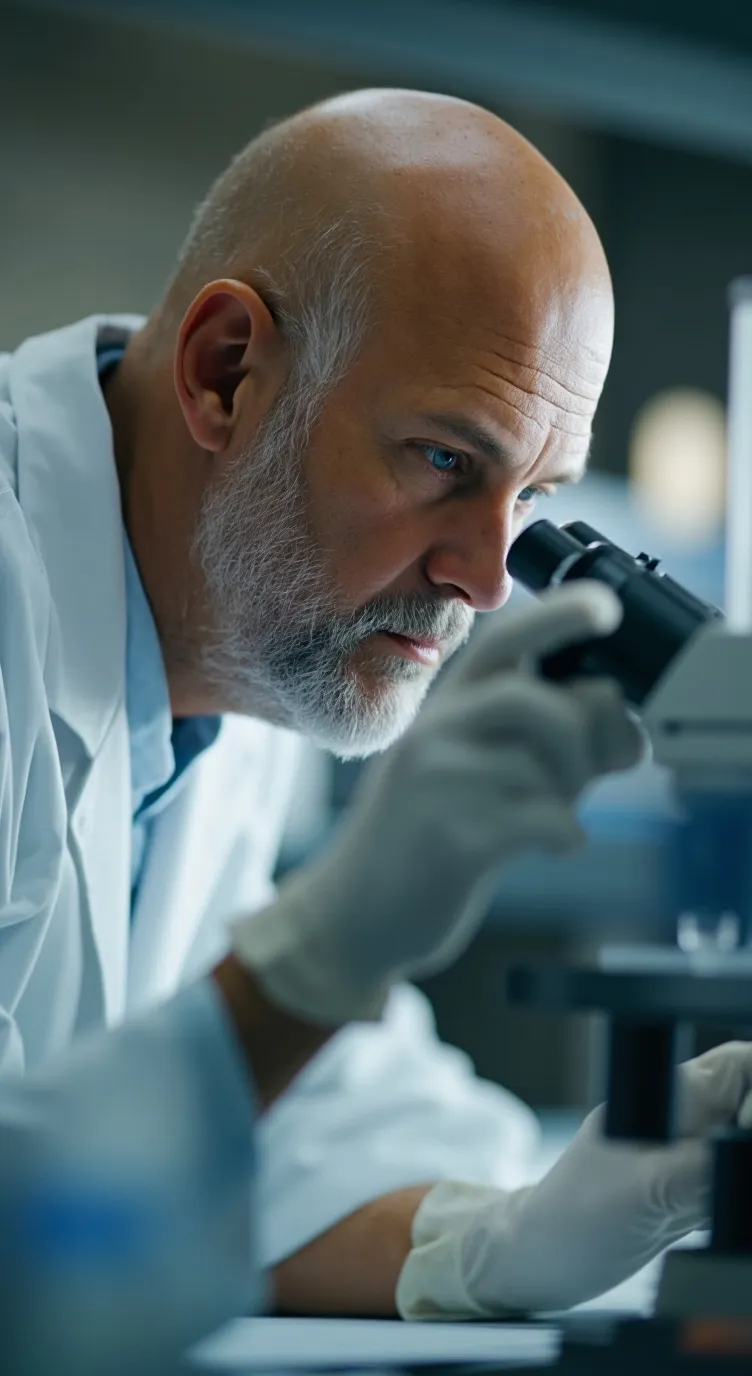 ai character: Scientist Ross  background