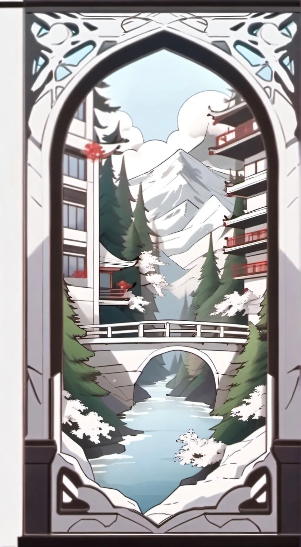 ai character: coca-cola background