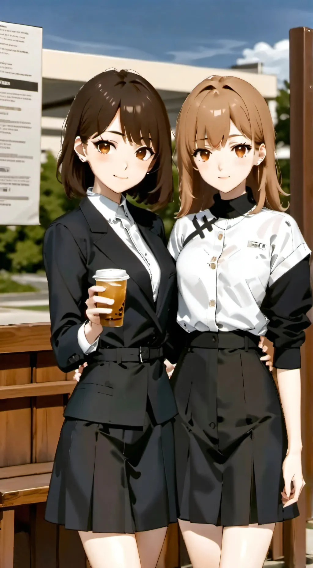 ai character: valentina y sofi background