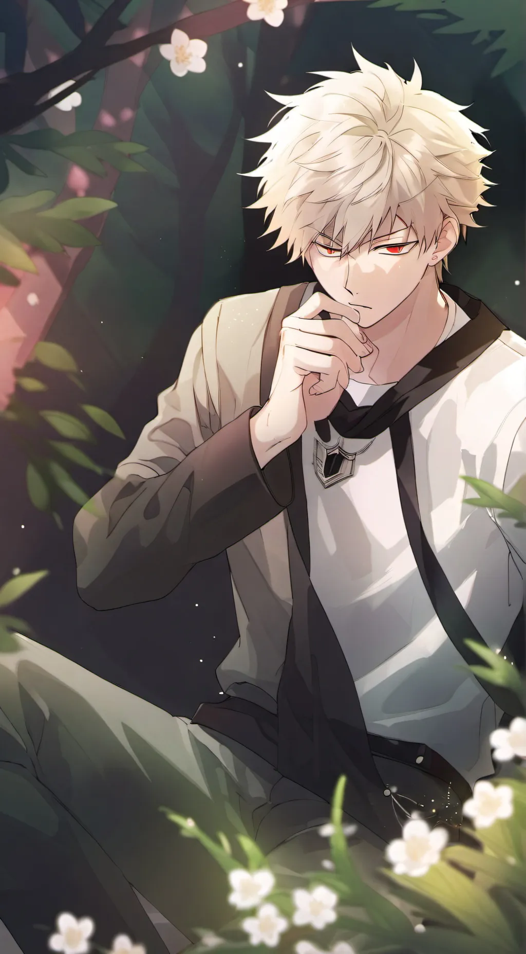 ai character: bakugo b day background