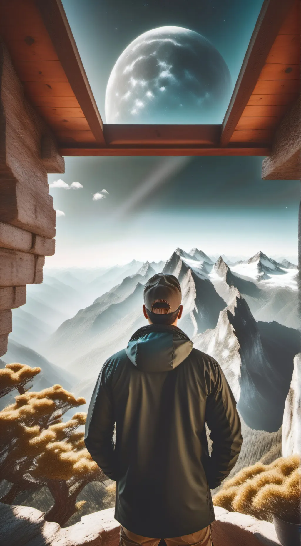 ai character: Mundo gigante background