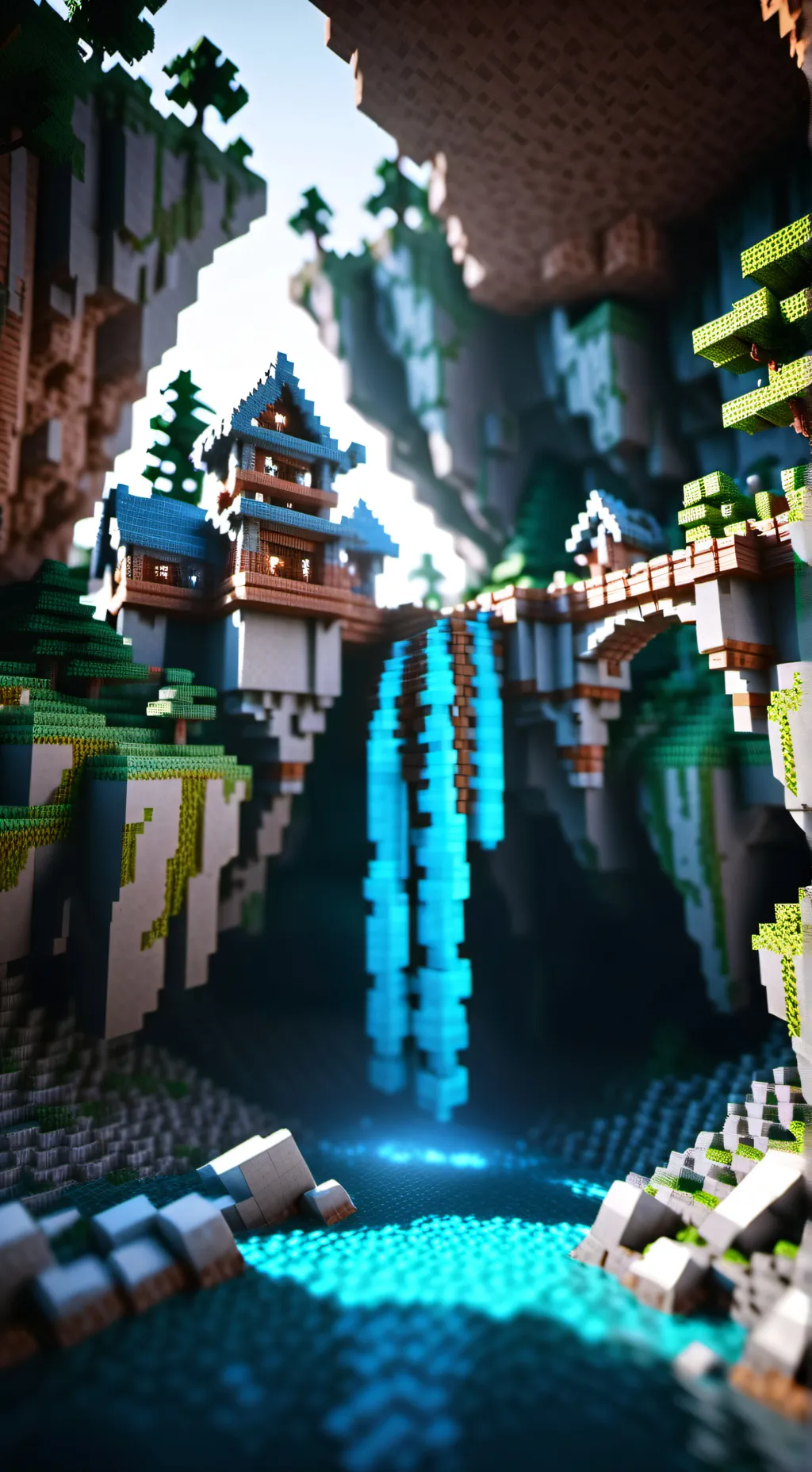 ai character: Minecraft movie background