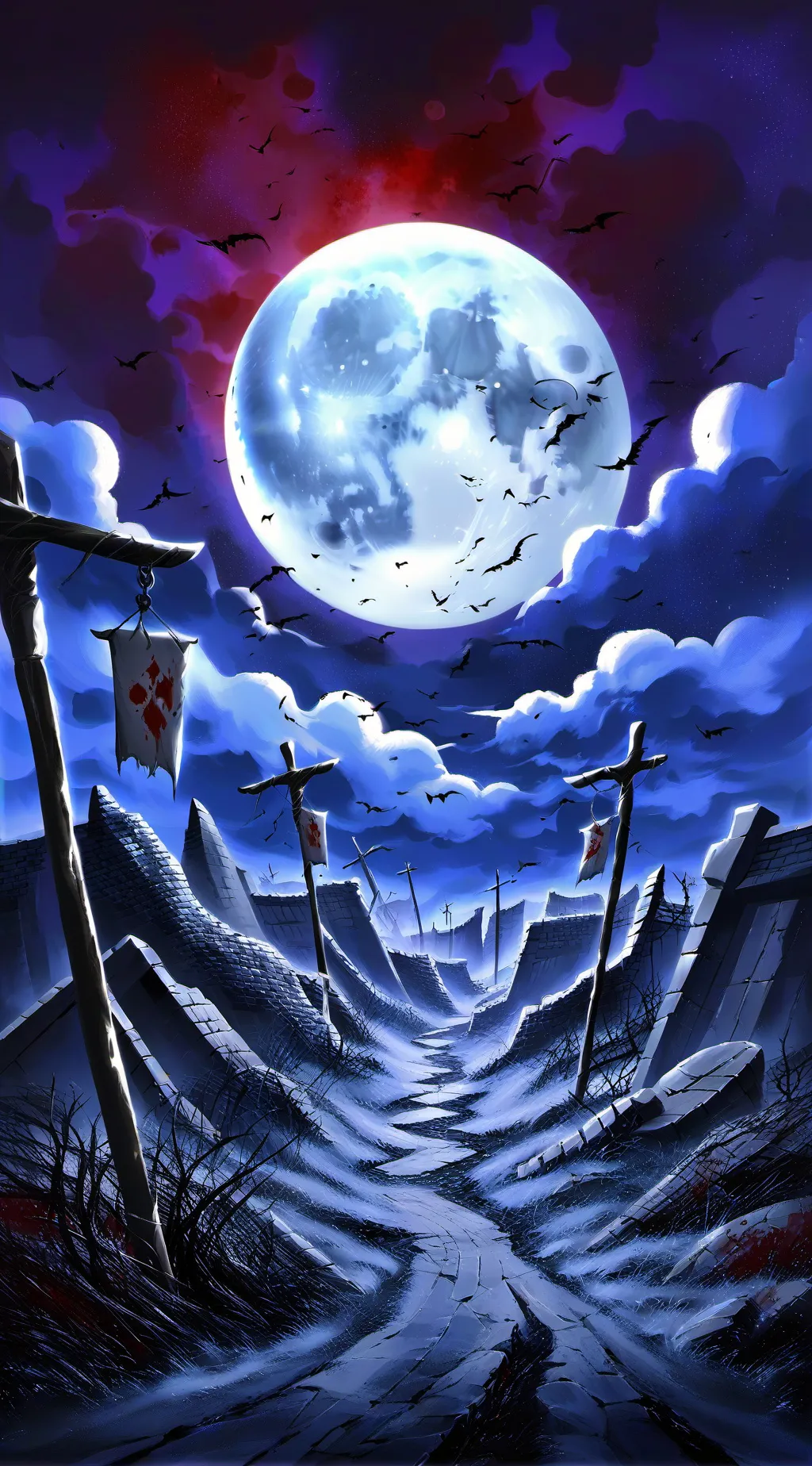 ai character: Injured AU background