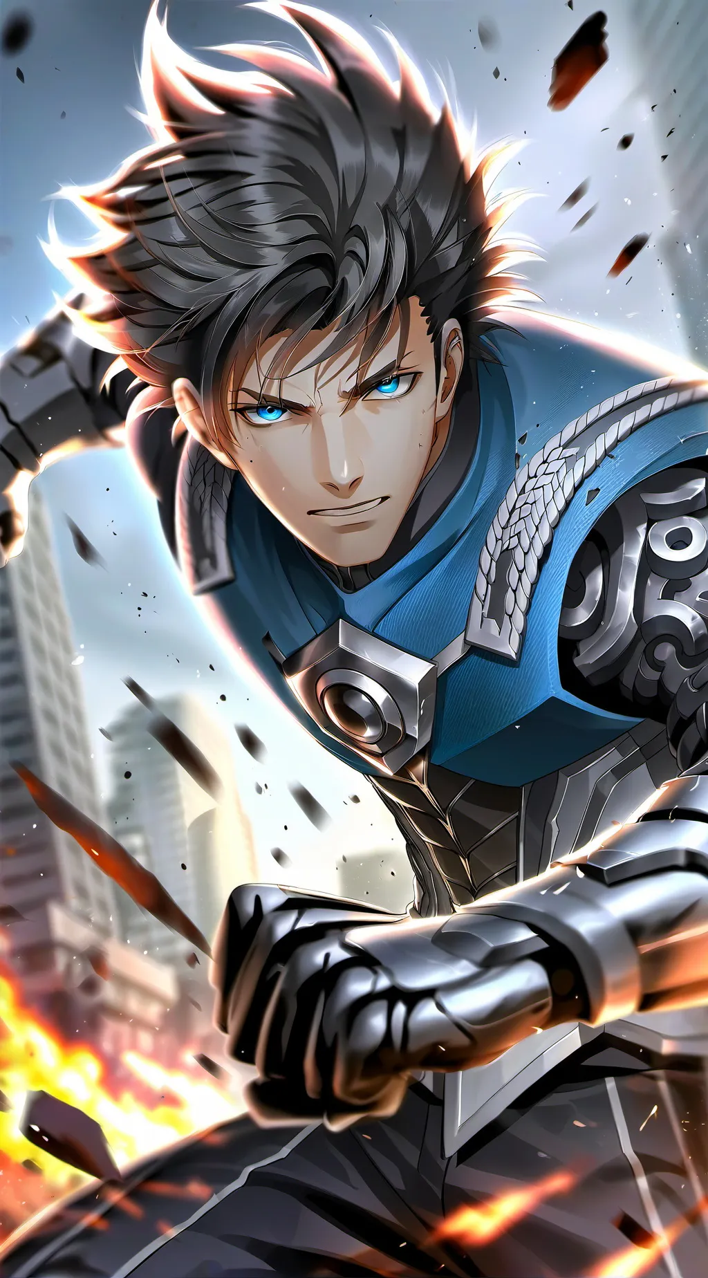 ai character: Eren Yeager background