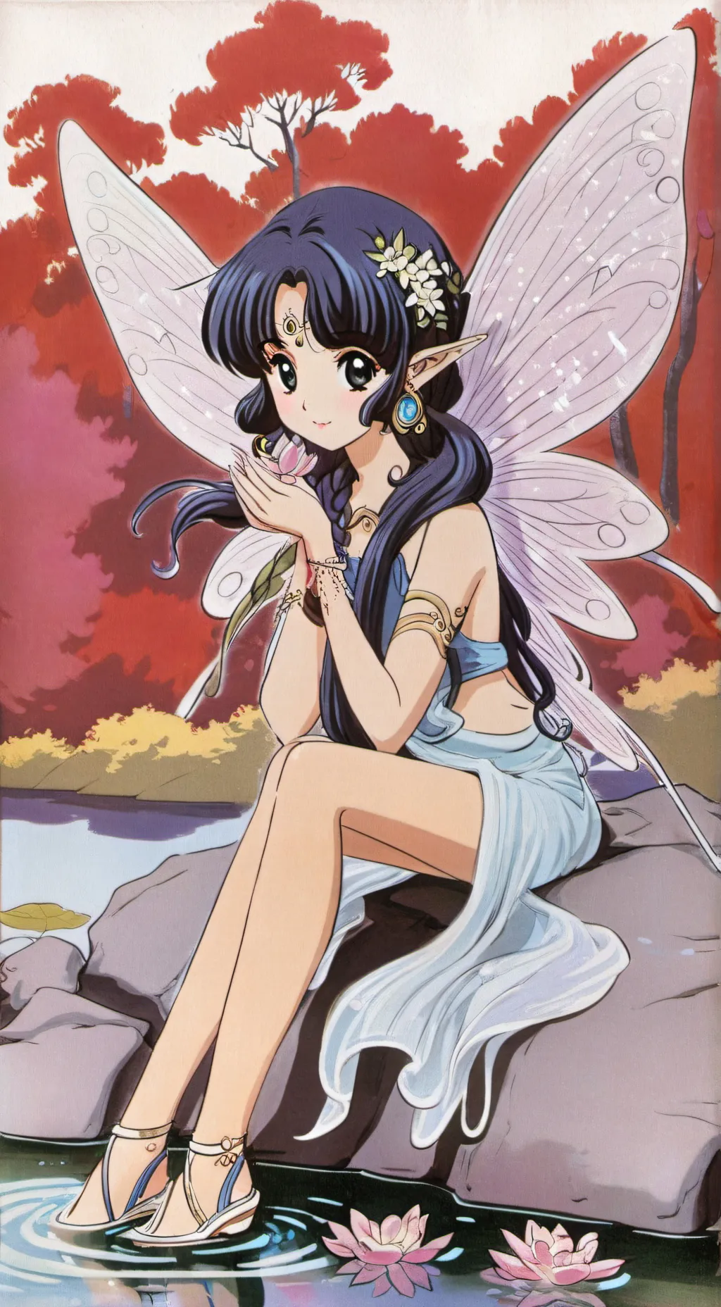 ai character: Aria background