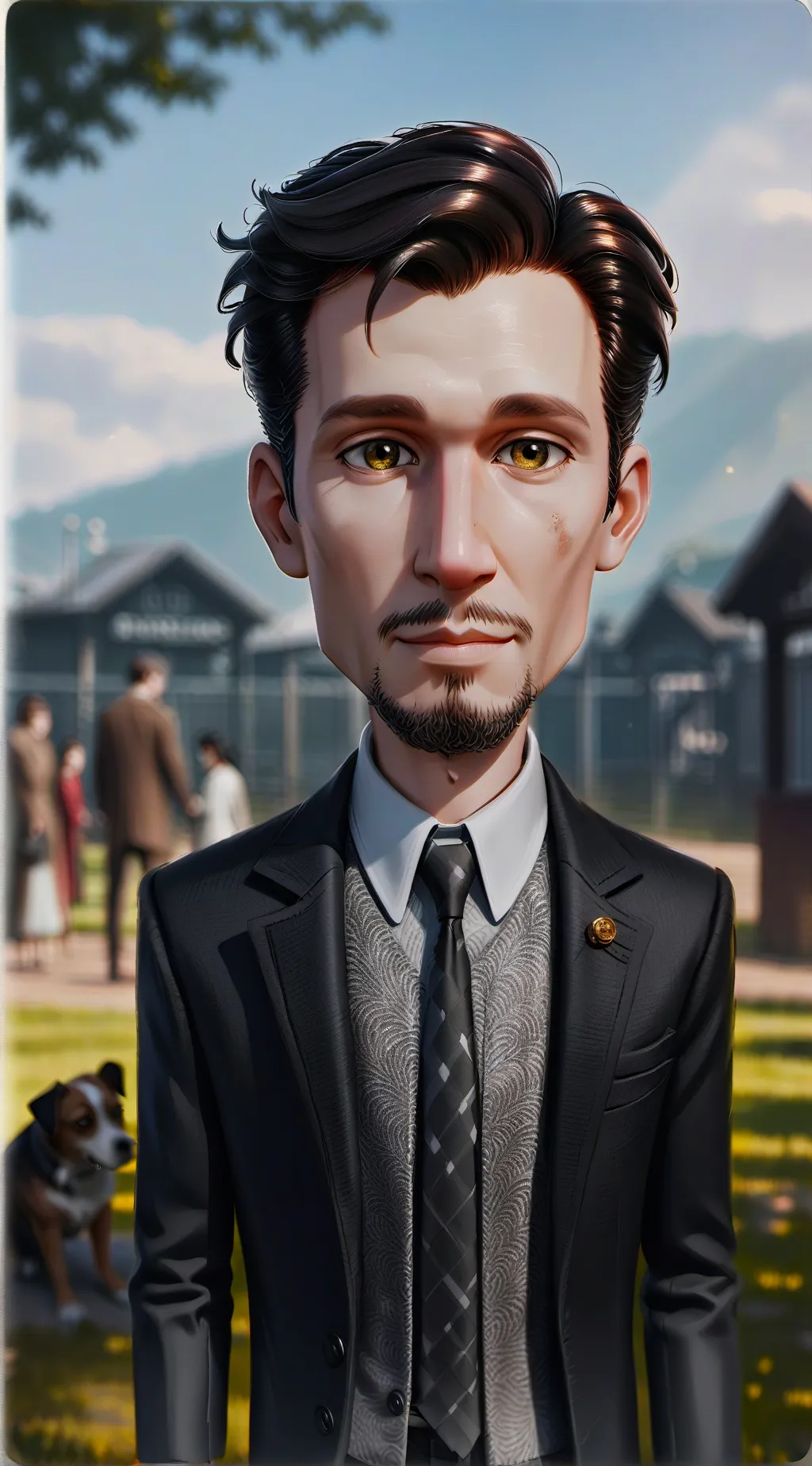 ai character: Brent background