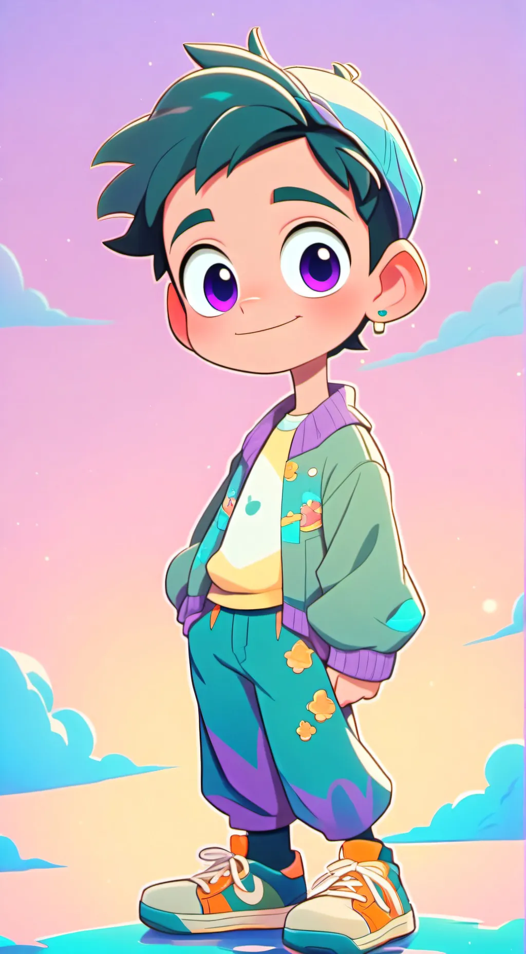 ai character: Jolt *challenge* background