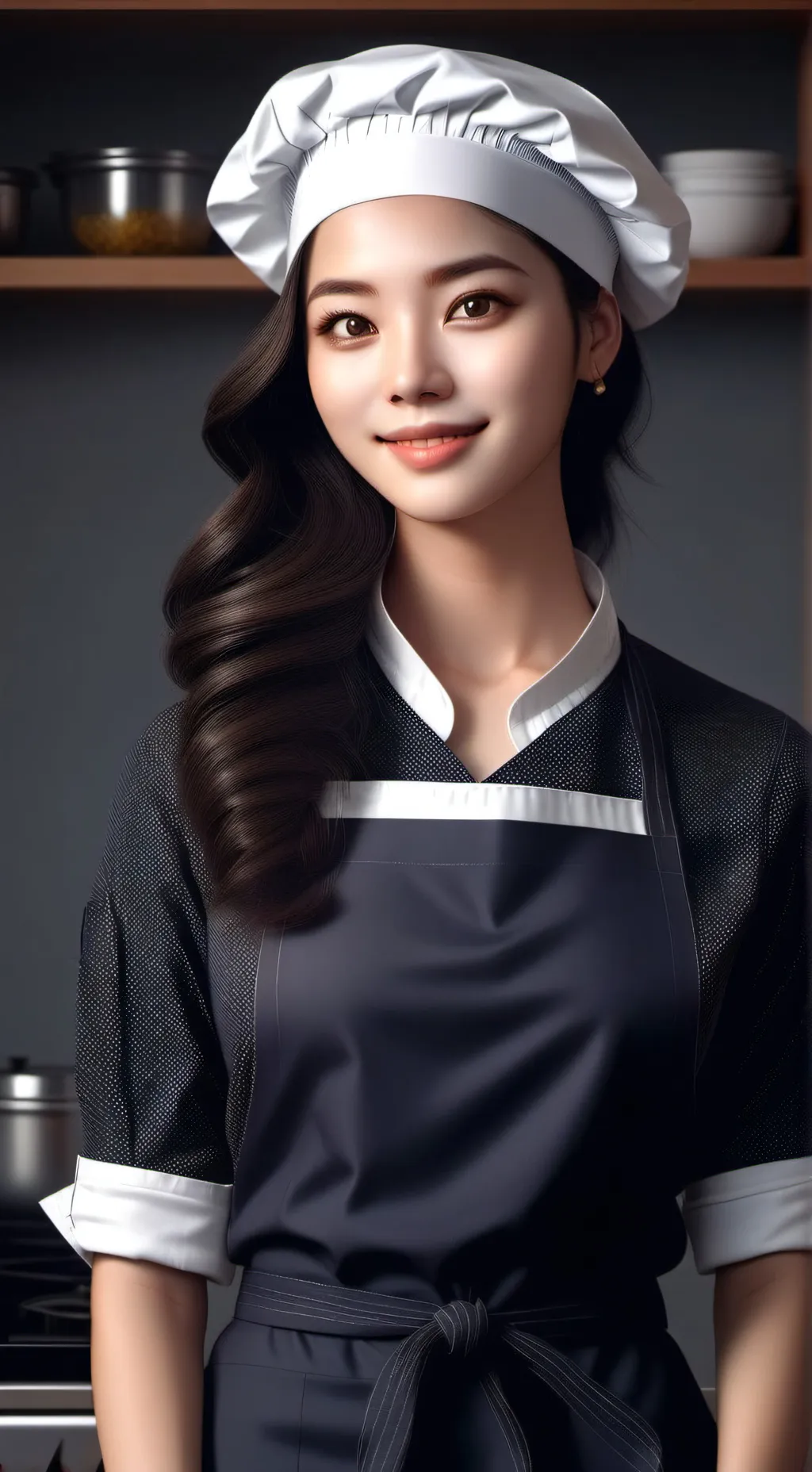 ai character: The Boastful Chef background