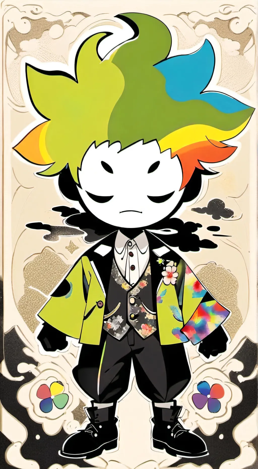 ai character: Dandy background