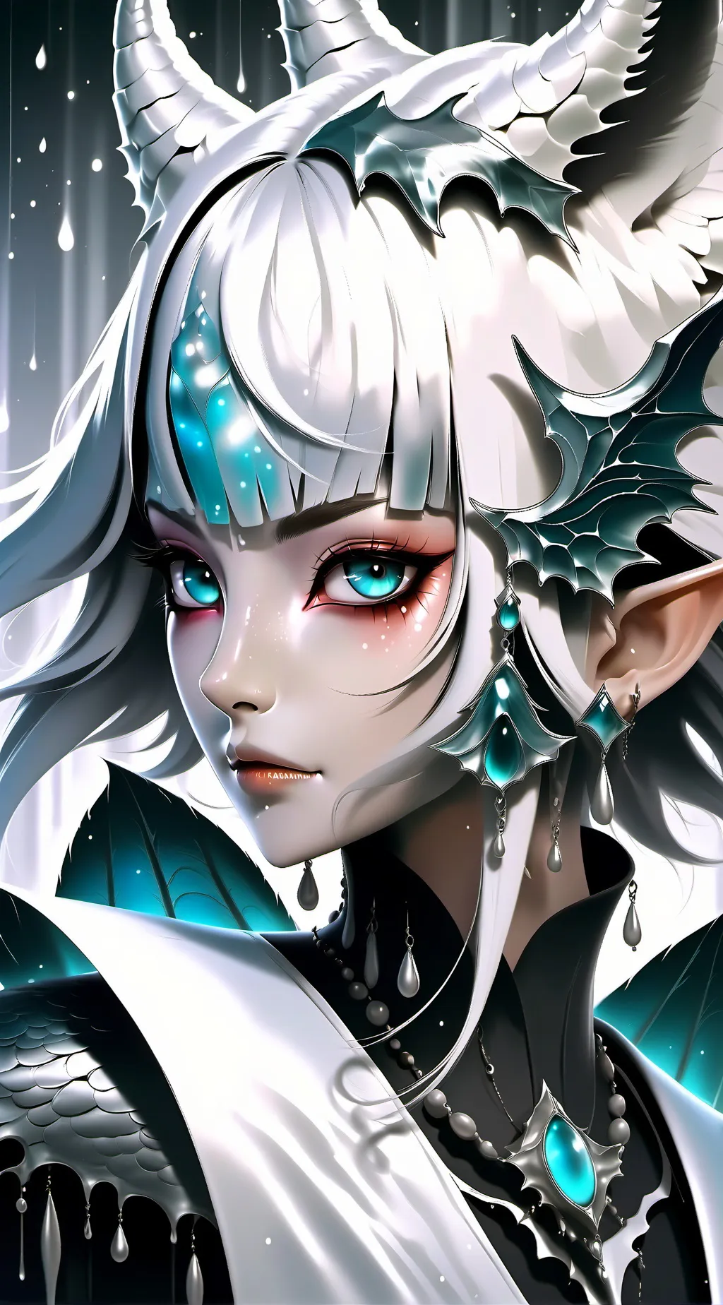 ai character: MHA horror  background